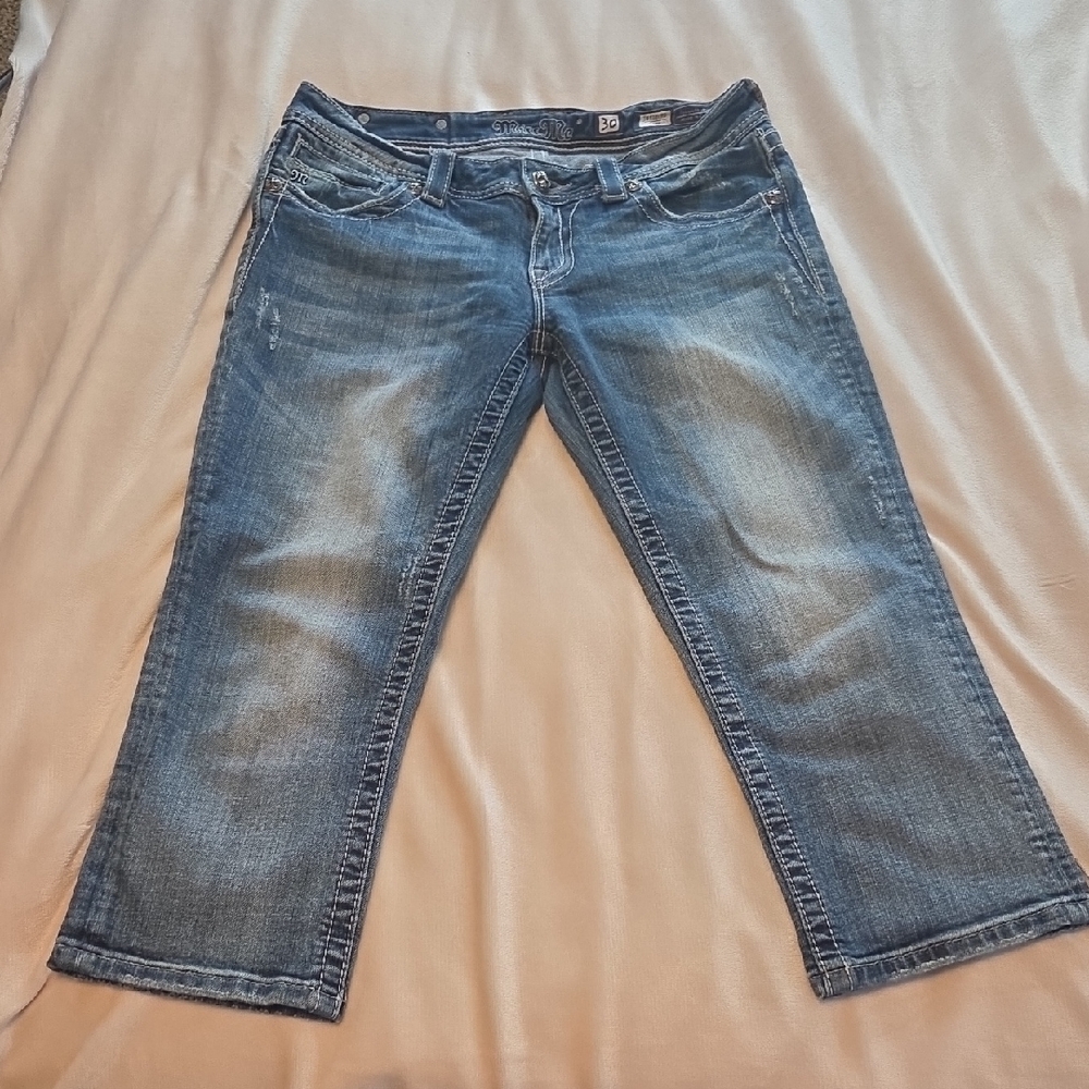 Miss Me Light Blue Capri Jeans